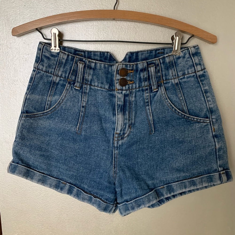 High Waisted Jean Shorts
